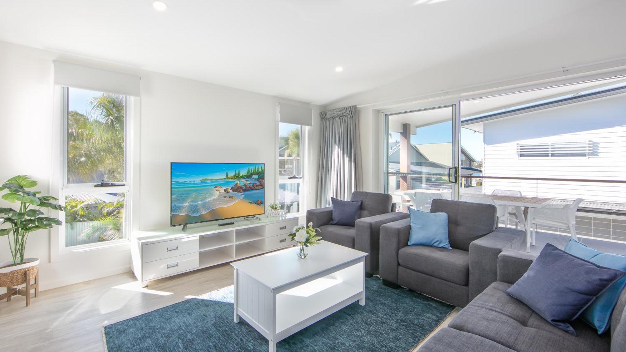 Moby Dick Waterfront Resort Motel Yamba Esterno foto